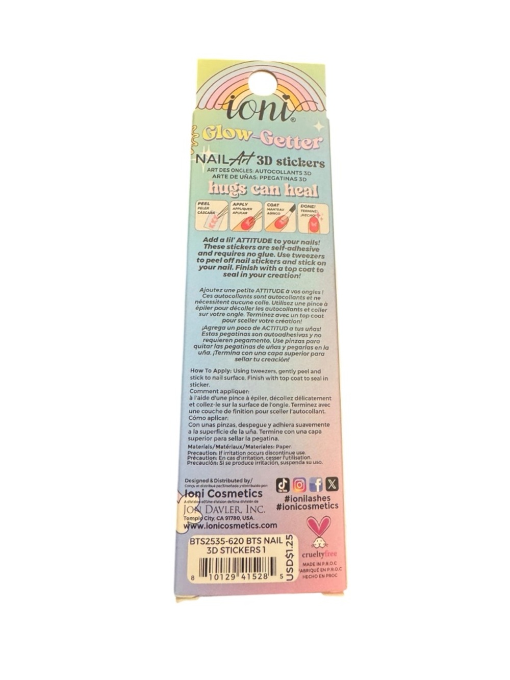 IONI 3D Nail Stickers - Valentine’s Designs - Picture 5 of 5